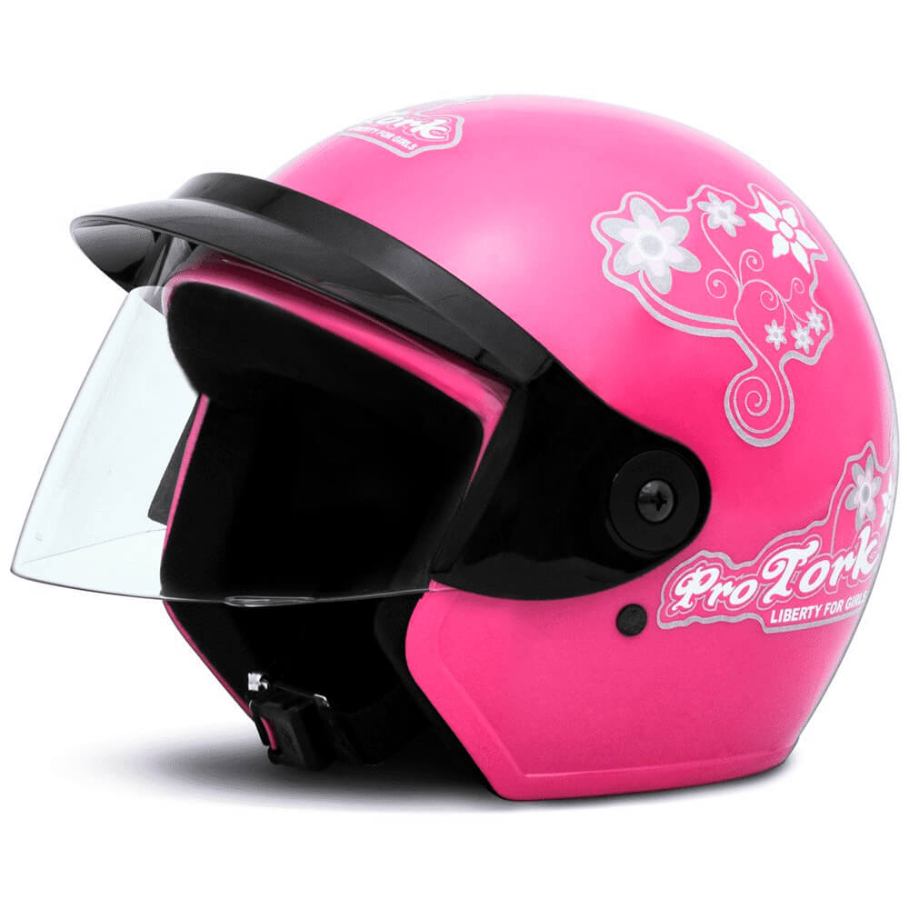 Capacete Liberty Three For Girls Rosa Tamanho 60 Pro Tork - CAP-55RS