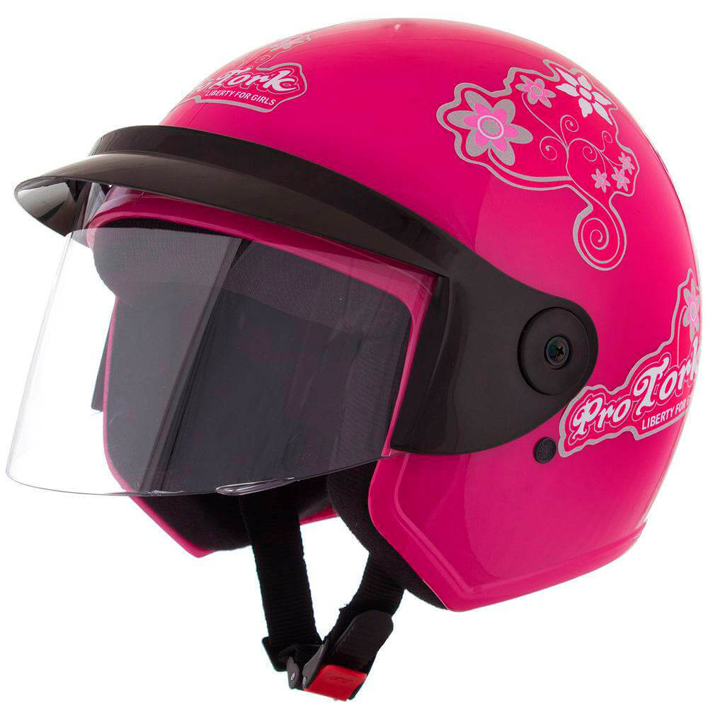Capacete Liberty Three For Girls Rosa Tamanho 60 Pro Tork - CAP-55RS