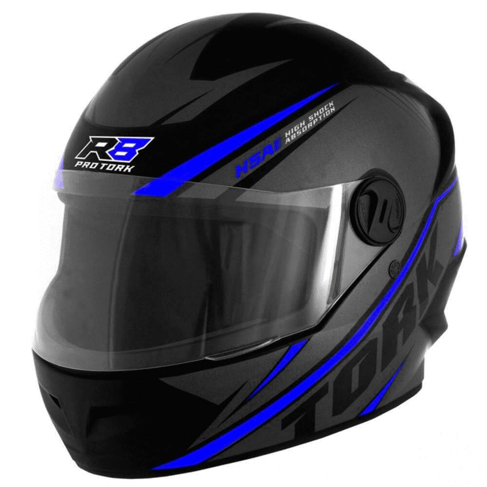 Capacete R8 Azul Tamanho 58  Pro Tork - CAP-568CZAZ