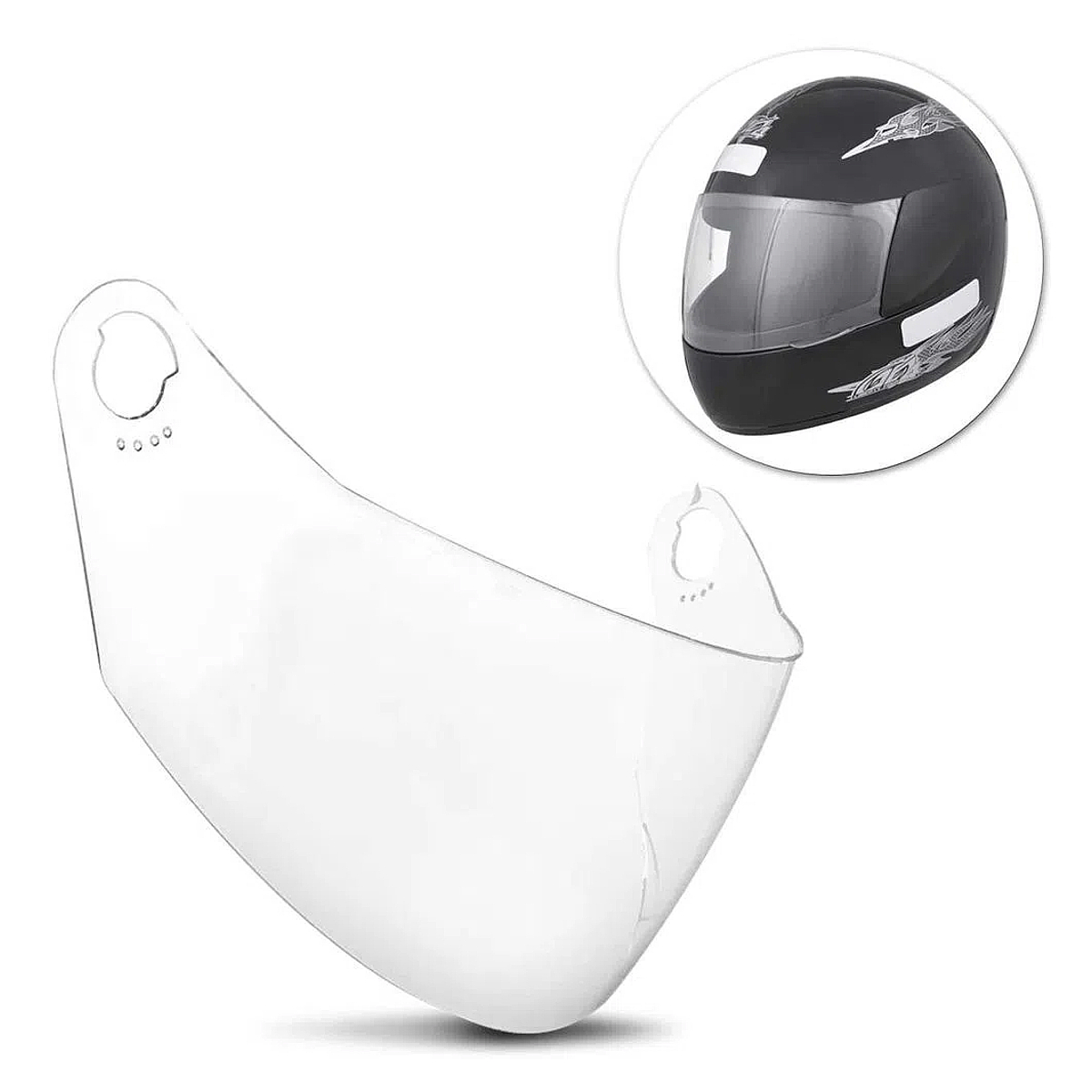 Viseira Cristal p/ Capacete Evolution 2.0 MM Injetada Policarbonato Pro Tork VI-34