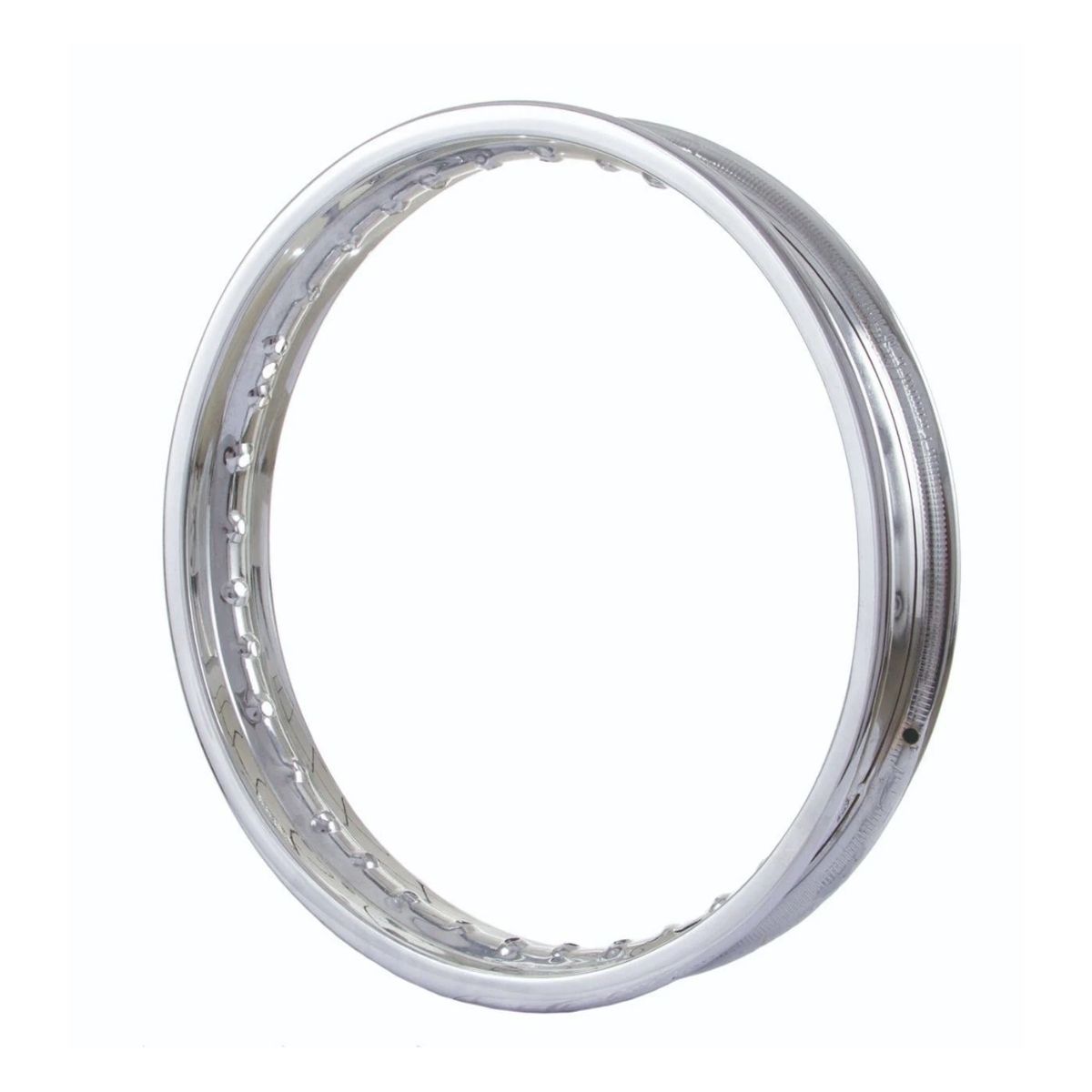 Aro de Roda 18 x 160 dianteiro Honda 125 Yamaha 125 - 135 Cromado Aço Reforçado Pro Tork AR-02CR