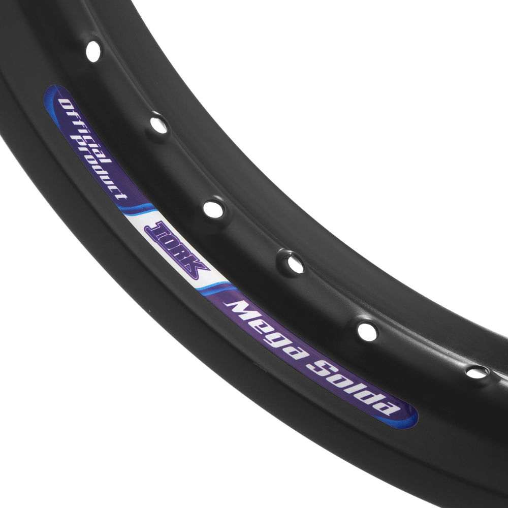 Aro de Roda Dianteiro Pro Tork Mega Solda 18x1.6 Pol  Titan 125/150 e YBR 125/135 Preto