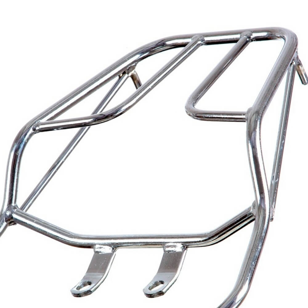 Bagageiro Modelo Sansão Titan 2000 - 2004 Fan 125 2004 - 2008 Cromado Pro Tork - BA-45HC