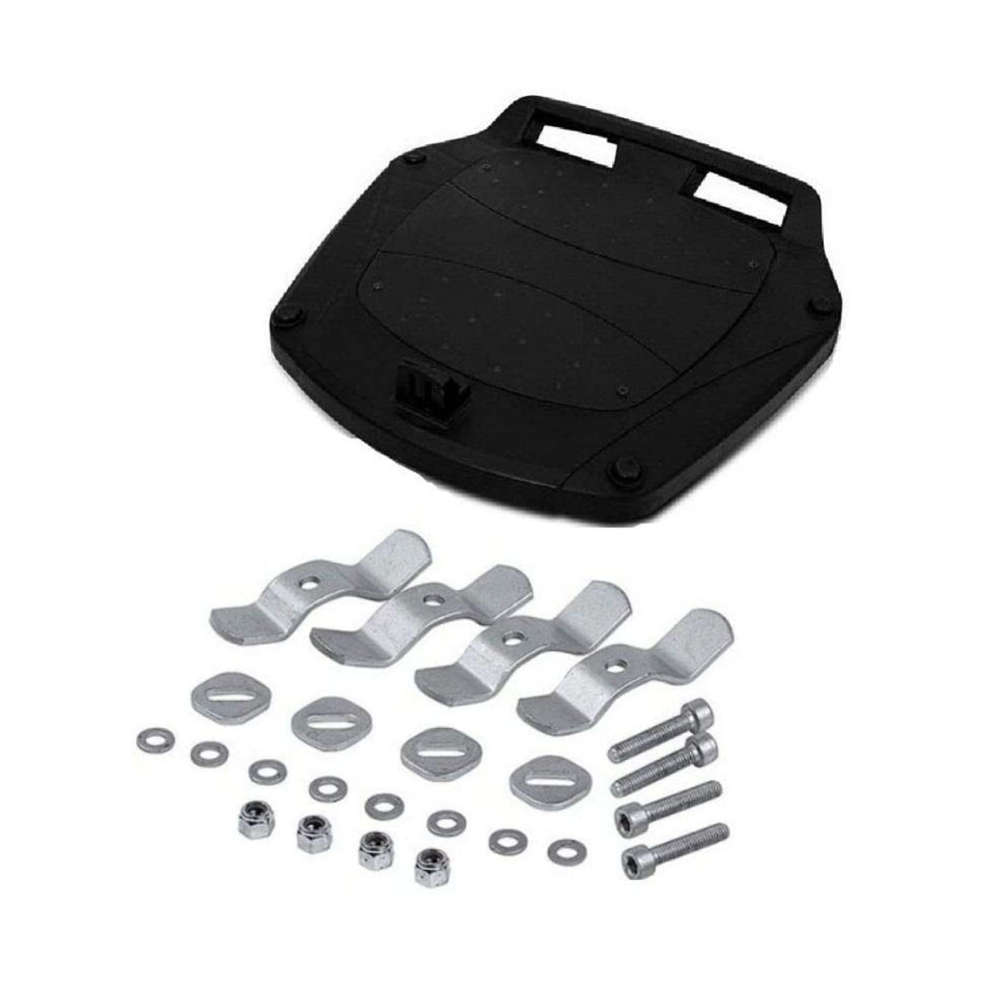Conjunto de Fixação Base + Presilhas Para Bau Bauleto 28 Litros Pro Tork - BP-03A