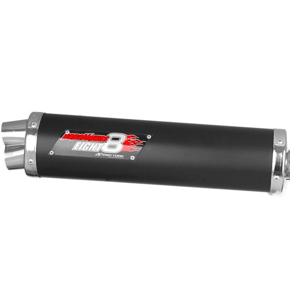 Escapamento Pro Tork Eight Titan/Fan 150 até 2014, Titan 160 2016, CG Start 2016-2019 Preto