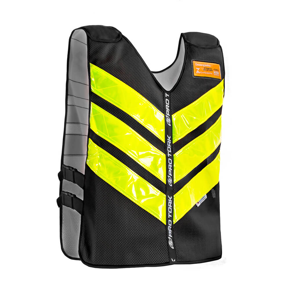 Colete Refletivo One Tamanho G Preto CLR-03 - Pro Tork