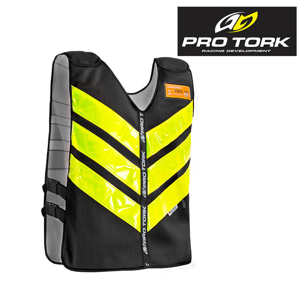Colete Refletivo One Tamanho G Preto CLR-03 - Pro Tork