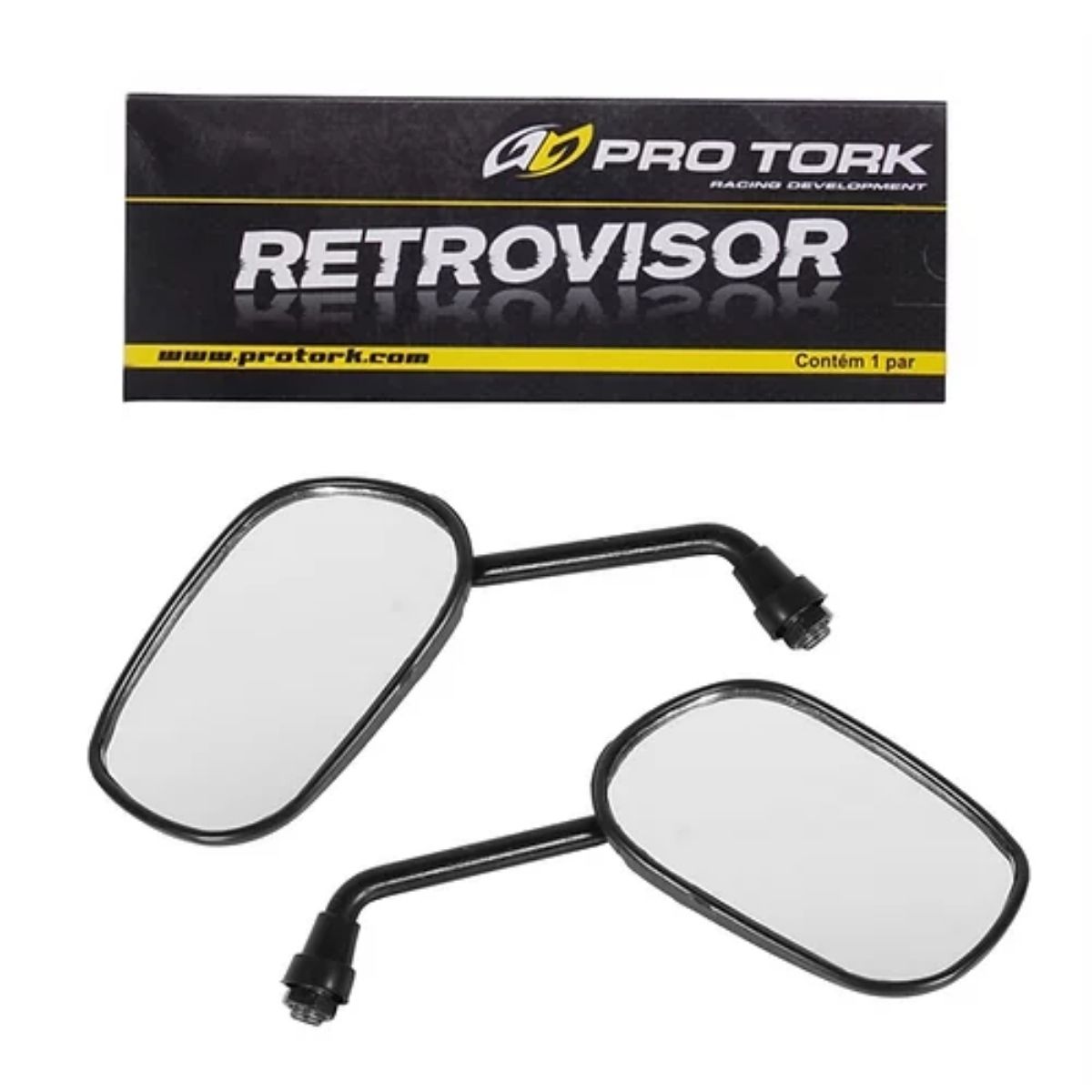 Par Espelho Protetor Honda CG Titan 91/99 Titan 150 LD/LE Preto EE-102H Pro Tork