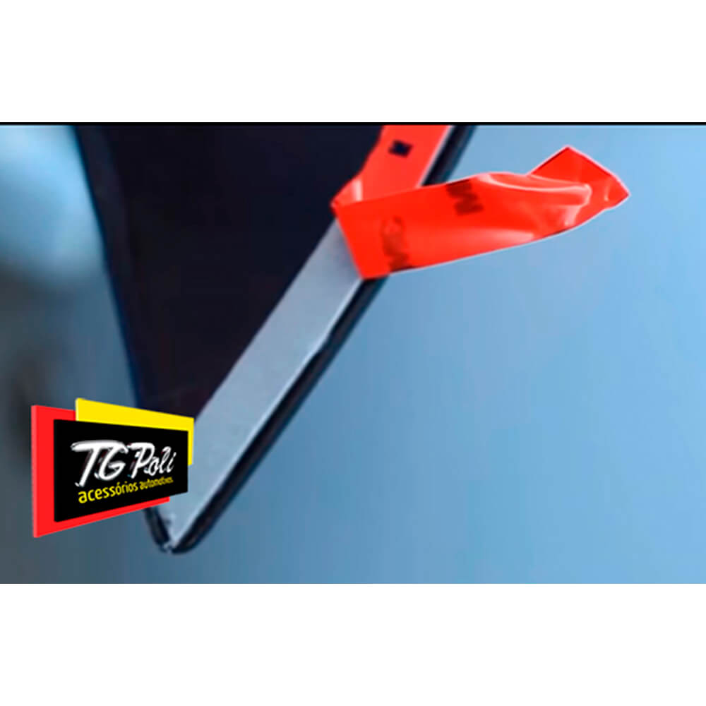 Calha De Chuva Defletor Nissan Kicks 2017 em diante Tg Poli - 32007