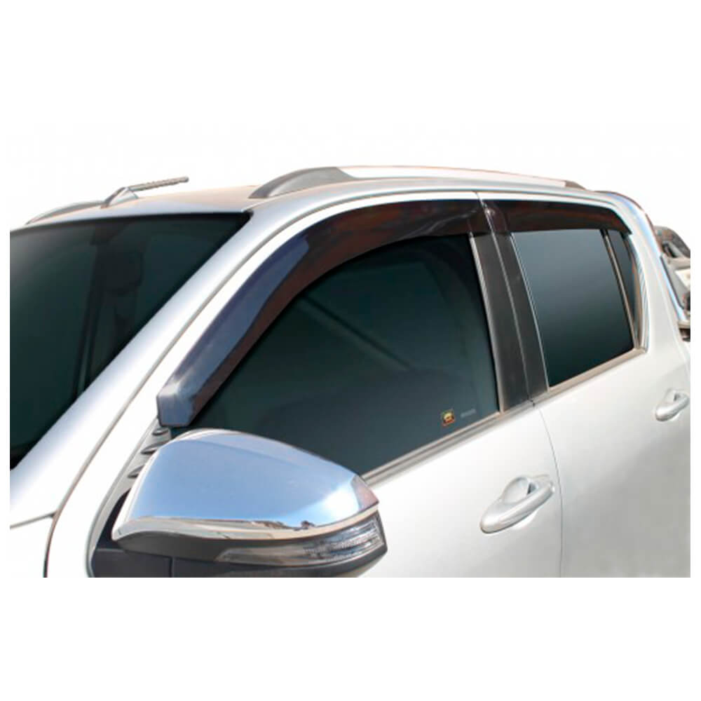 Calha de Chuva Toyota Hilux Cabine Dupla 2016/2024 4 Portas TG Poli - 27008