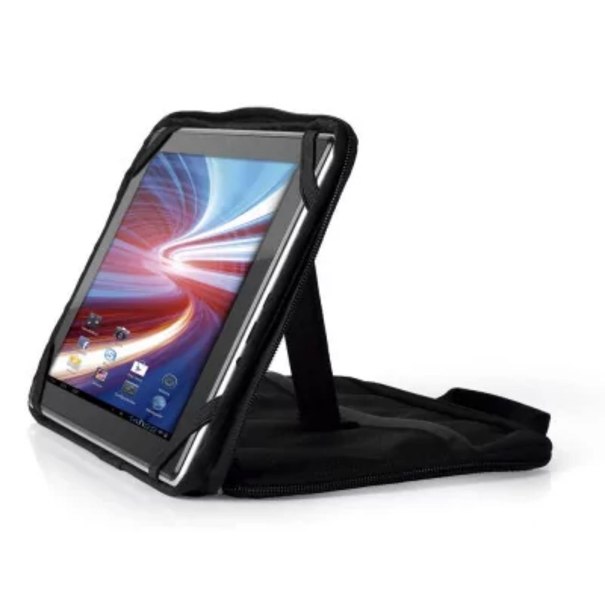 Case e Suporte Com Alça Para Tablet 7Pol Preto com Alça de Transporte em Nylon BO197 Multilaser