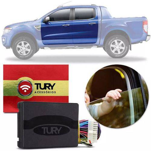 Modulo de Vidro Tury com Anti-esmagamento PRO4.78EF - L200 Ranger 2017 em diante