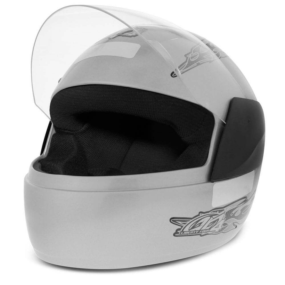 Capacete Liberty Four Tamanho 56 Prata CAP-47PTA - Pro Tork