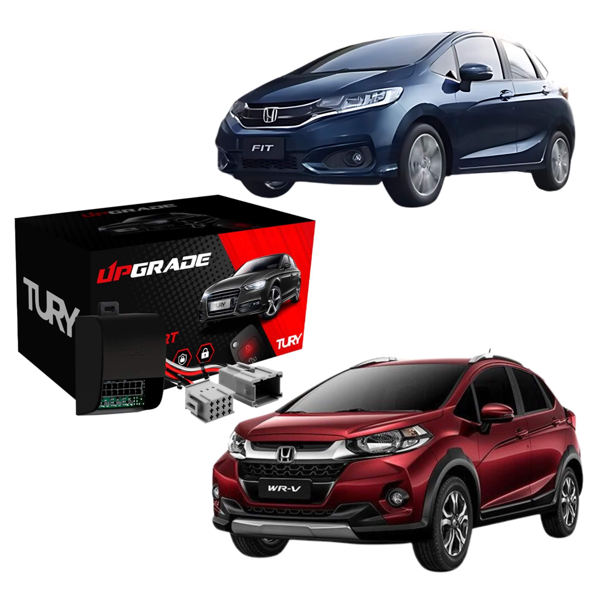 Módulo Automação de Retrovisores para Carro Honda Fit 2018-2023 e WRV 2017-2023 Tury - PARK2.4DE