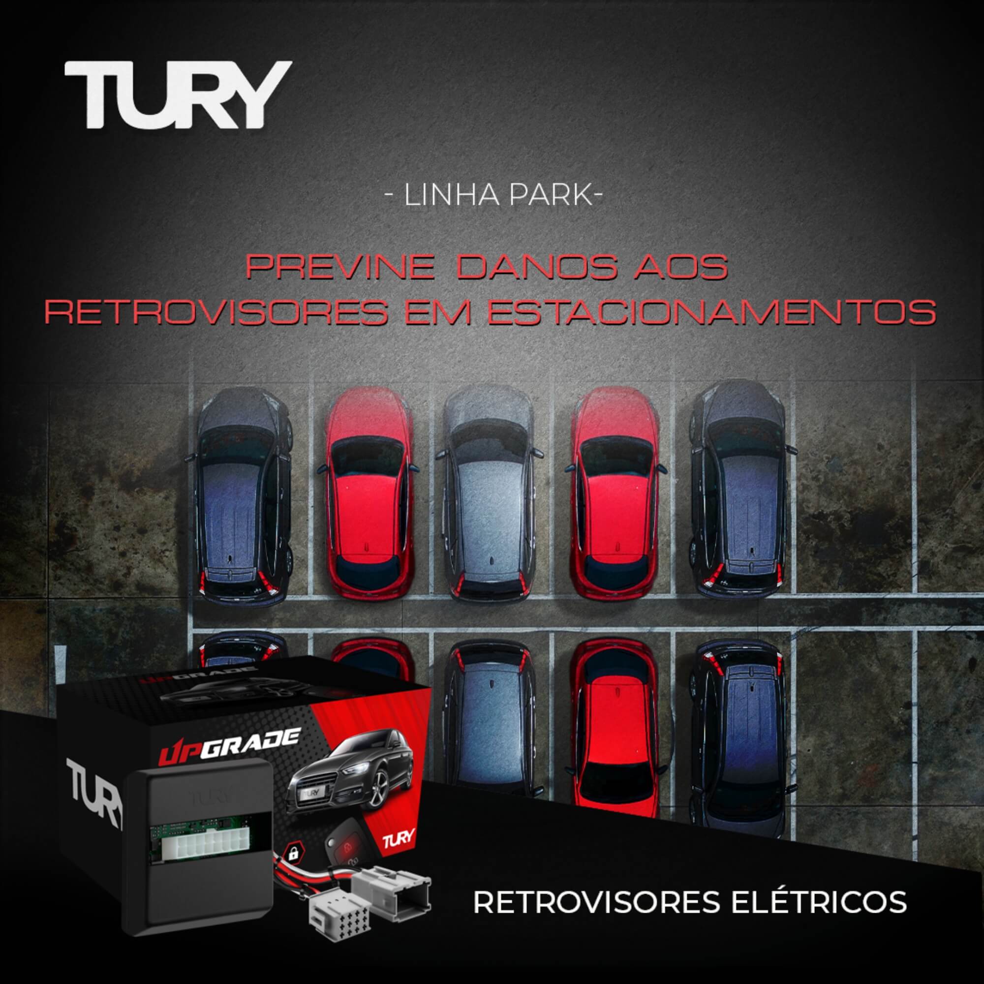 Módulo Automação de Retrovisores para Carro Honda Fit 2018-2023 e WRV 2017-2023 Tury - PARK2.4DE