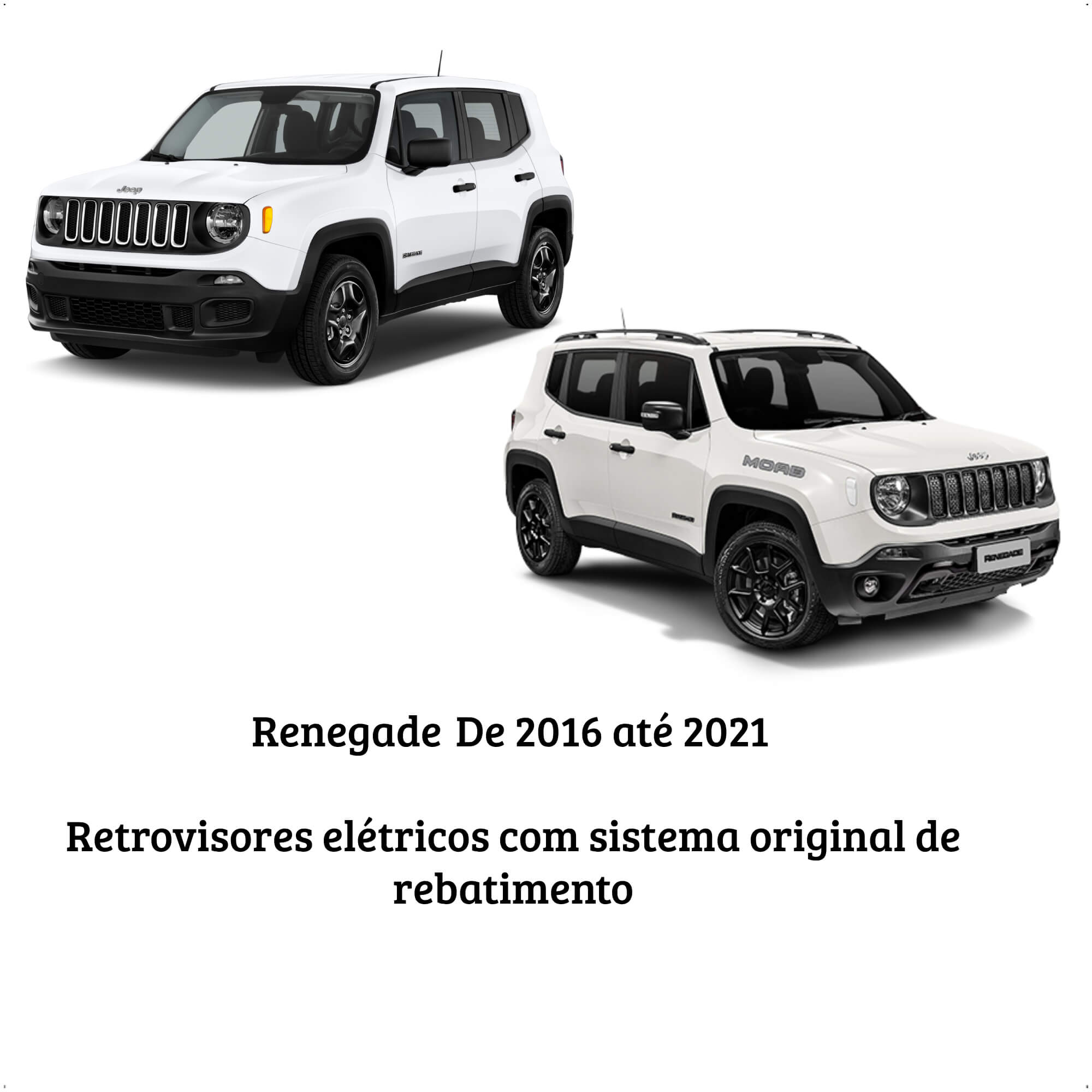 Módulo de Automação de Retrovisor com Tilt Down Renegade 2016 - 2021 Tury - PARK 3.12.2 DF