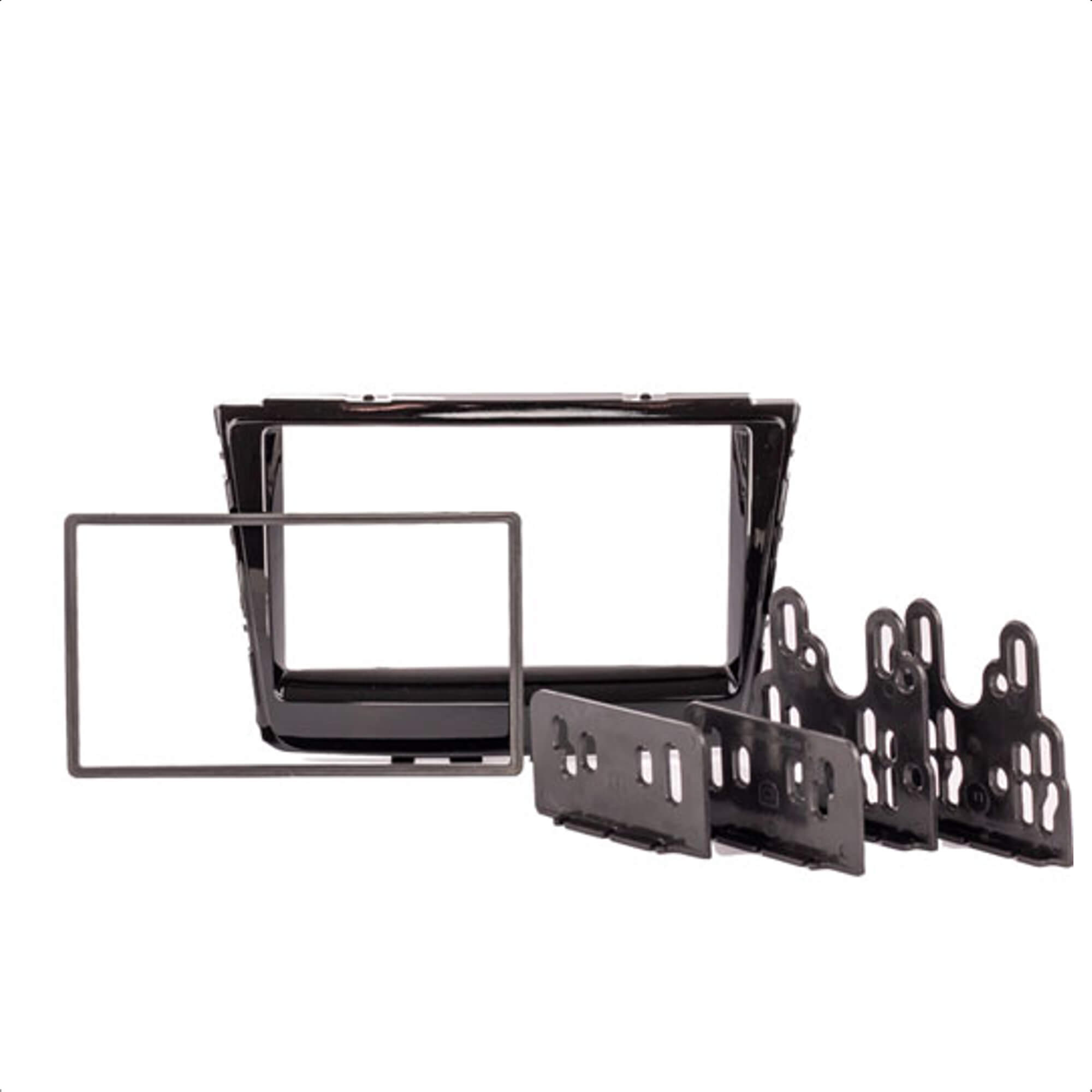Moldura 2 7" Din Black Piano Creta 2016/2017/2018/2019/2020/2021 Expex - EPX 344