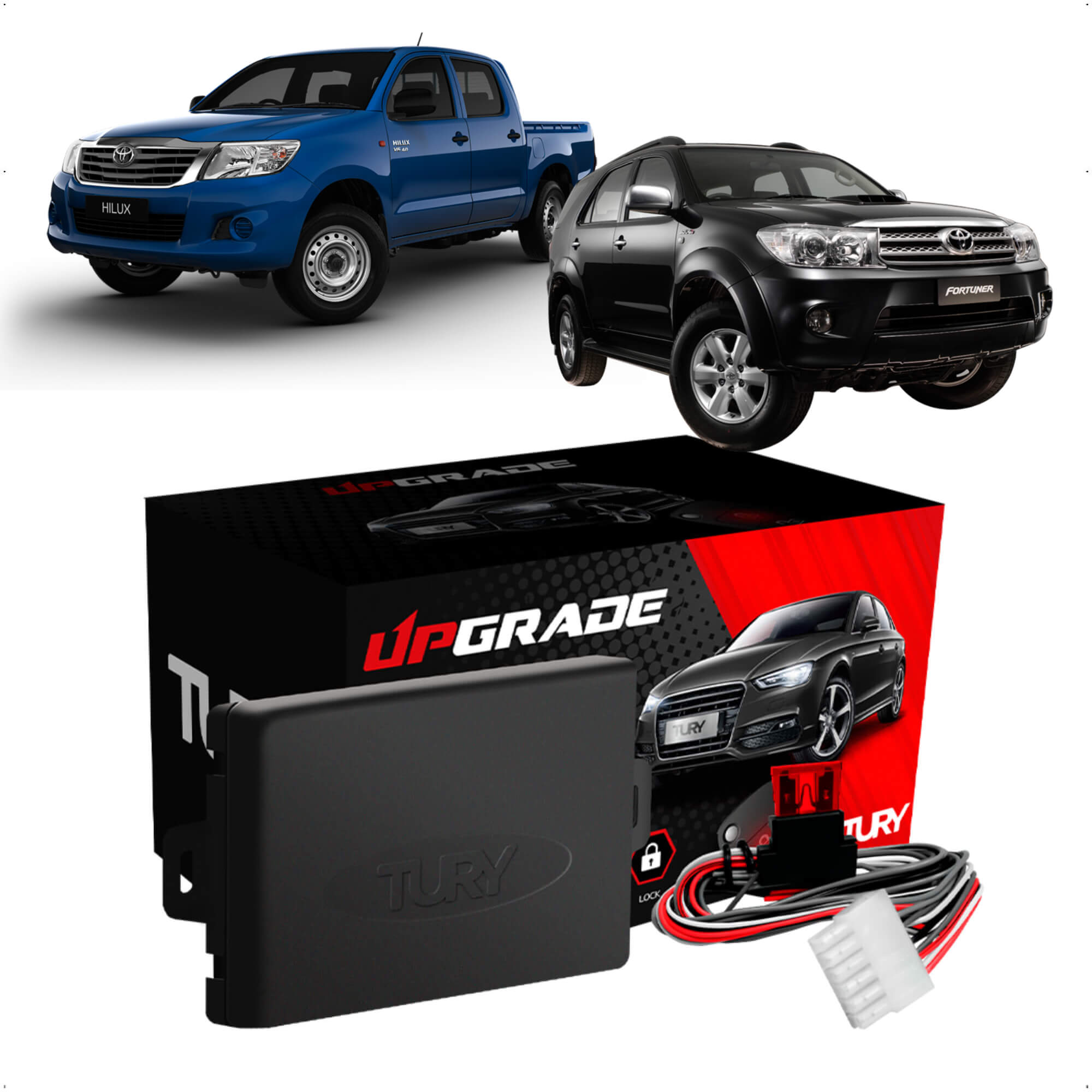 Modulo de Vidro Tury com Anti-esmagamento Hilux SW4 2008-2015 - PRO 4.28 L