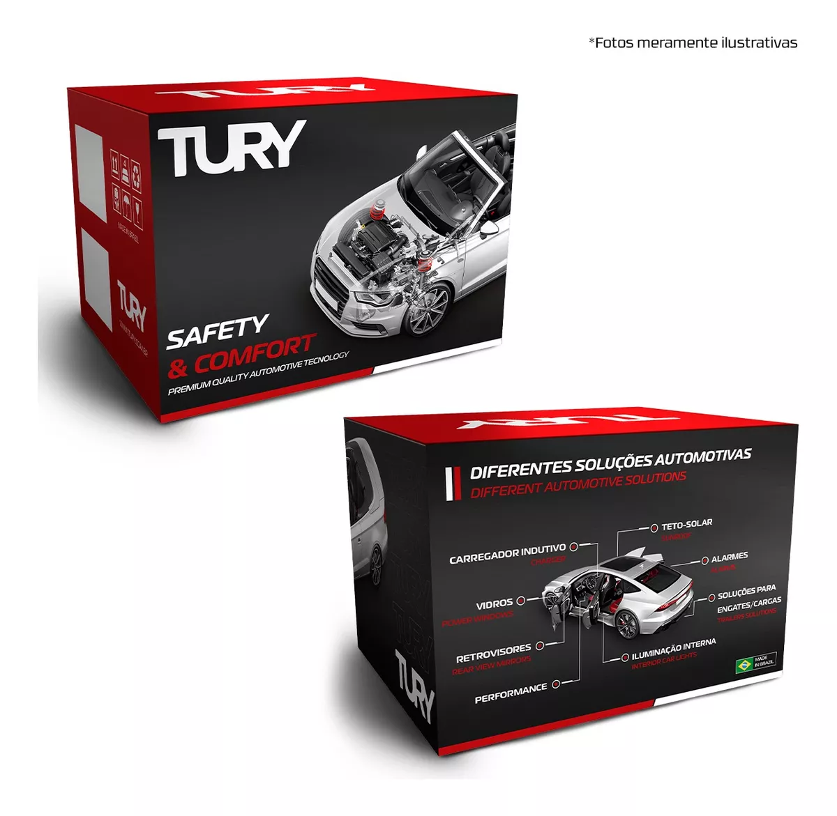 Modulo de Vidro Tury com Anti-esmagamento PRO4.36LONGC - Journey 08/... Freemont Precision 12/...