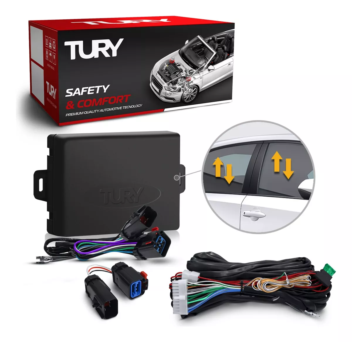 Modulo de Vidro Tury com Anti-esmagamento PRO4.36LONGC - Journey 08/... Freemont Precision 12/...