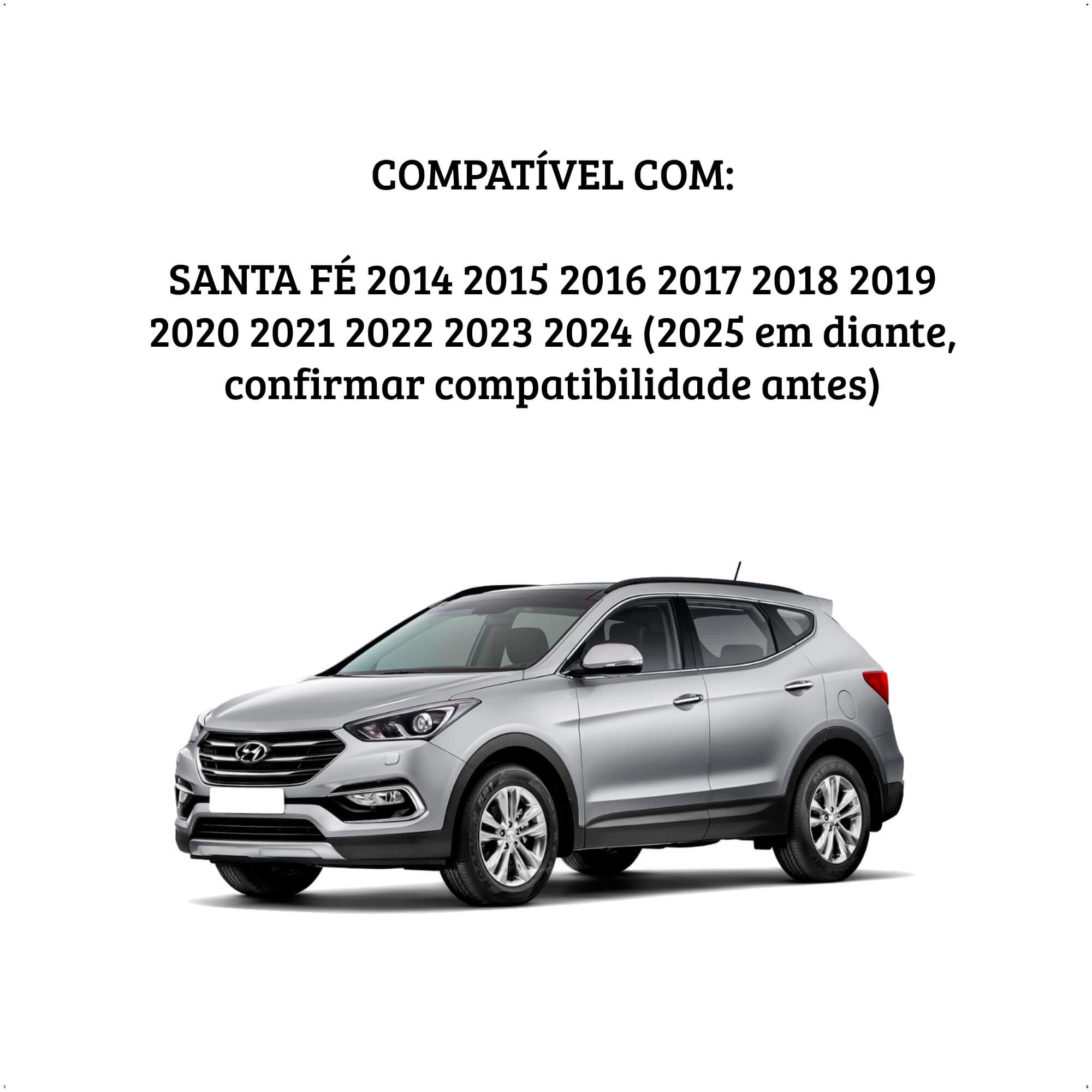 Modulo de Vidro Santa Fé/Grand Santa Fé Tury com Anti-esmagamento PRO 4.11 LONG B