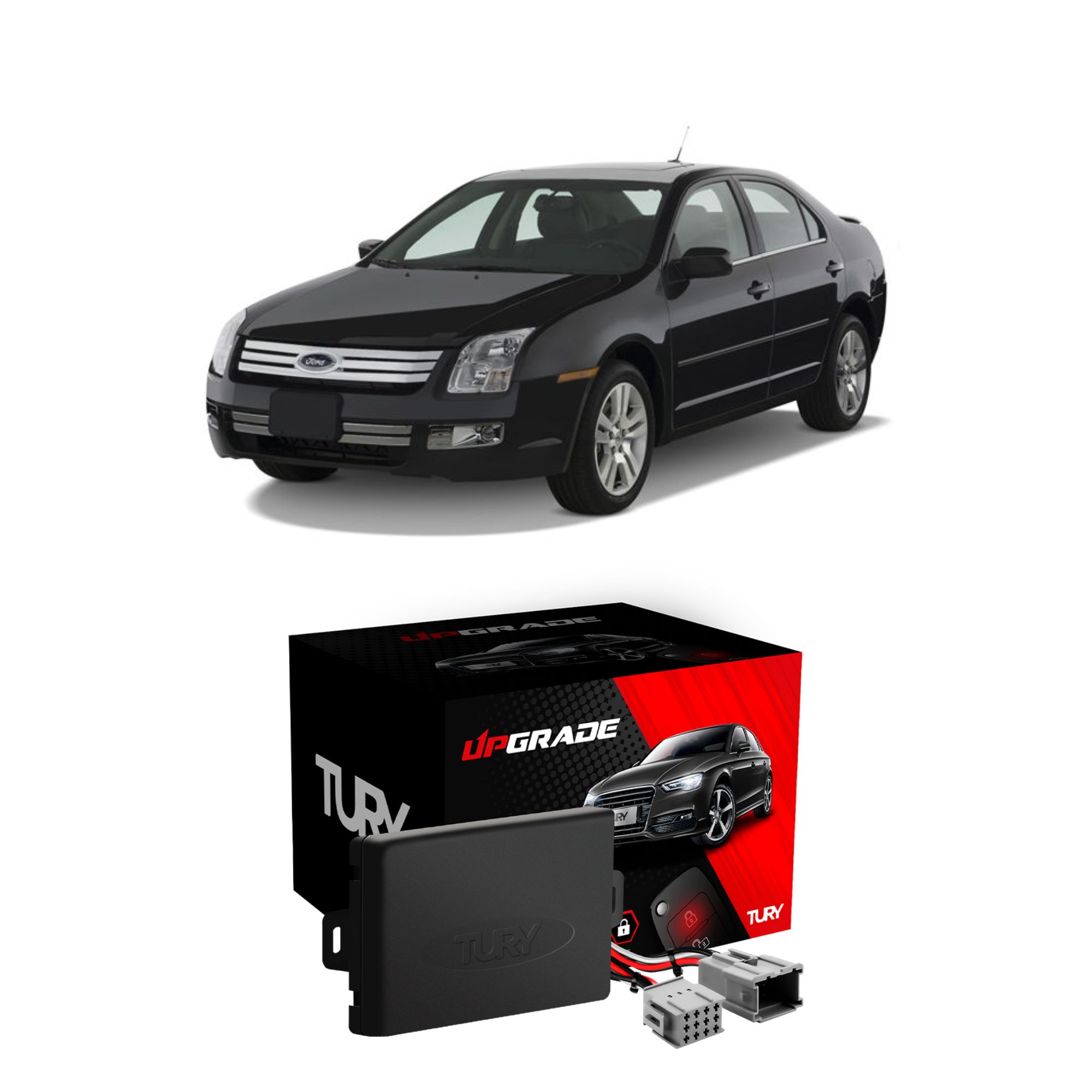 Modulo de Vidro Fusion 2009 2010 2011 2012 Tury com Anti-esmagamento PRO 4.42 AR
