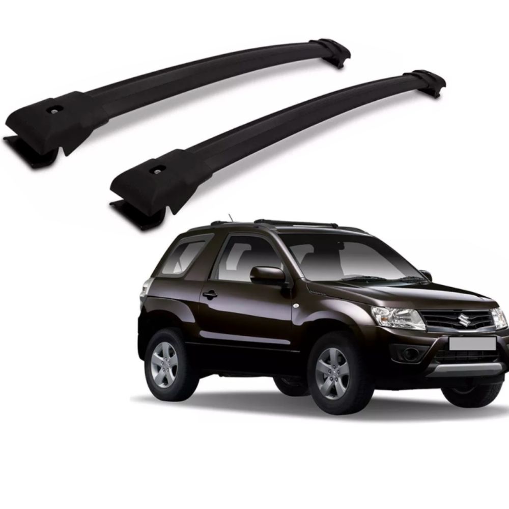 Travessa Teto Grand Vitara 2006 até 2015 Sem Teto Larga Preta (Par) SK1502 Projecar