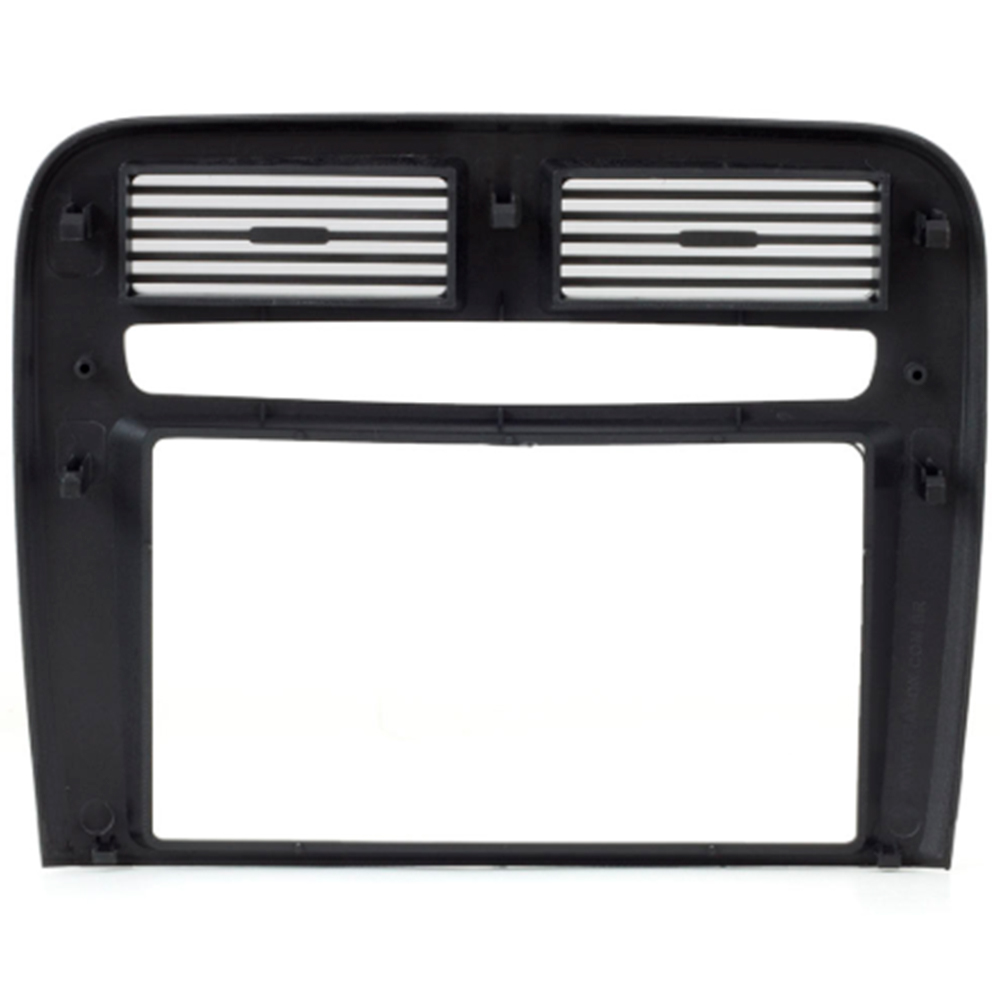 Moldura 2 Din Com Duto De Ar Black Piano Punto 2008/2009/2010/2011/2012 Expex - EPX 386