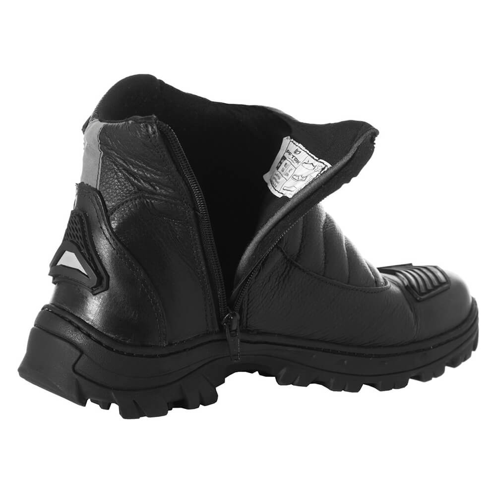 Par de Botas Combat Street Preto Tamanho 38 Pro Tork - BOT-COMST-38PT