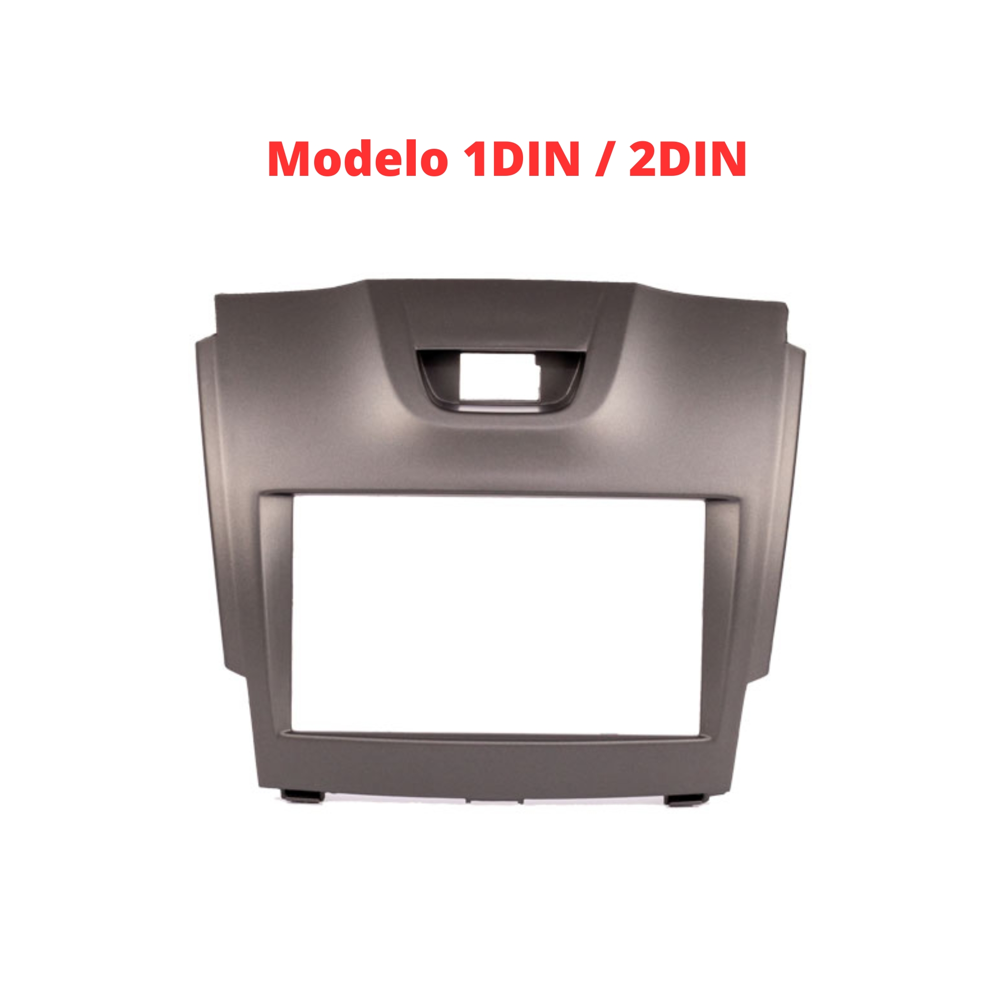 Moldura 7 Polegadas 2 Din S10 / Trailblazer 2012-2016 Cinza Padrão Japonês/Chinês Expex - EPX111
