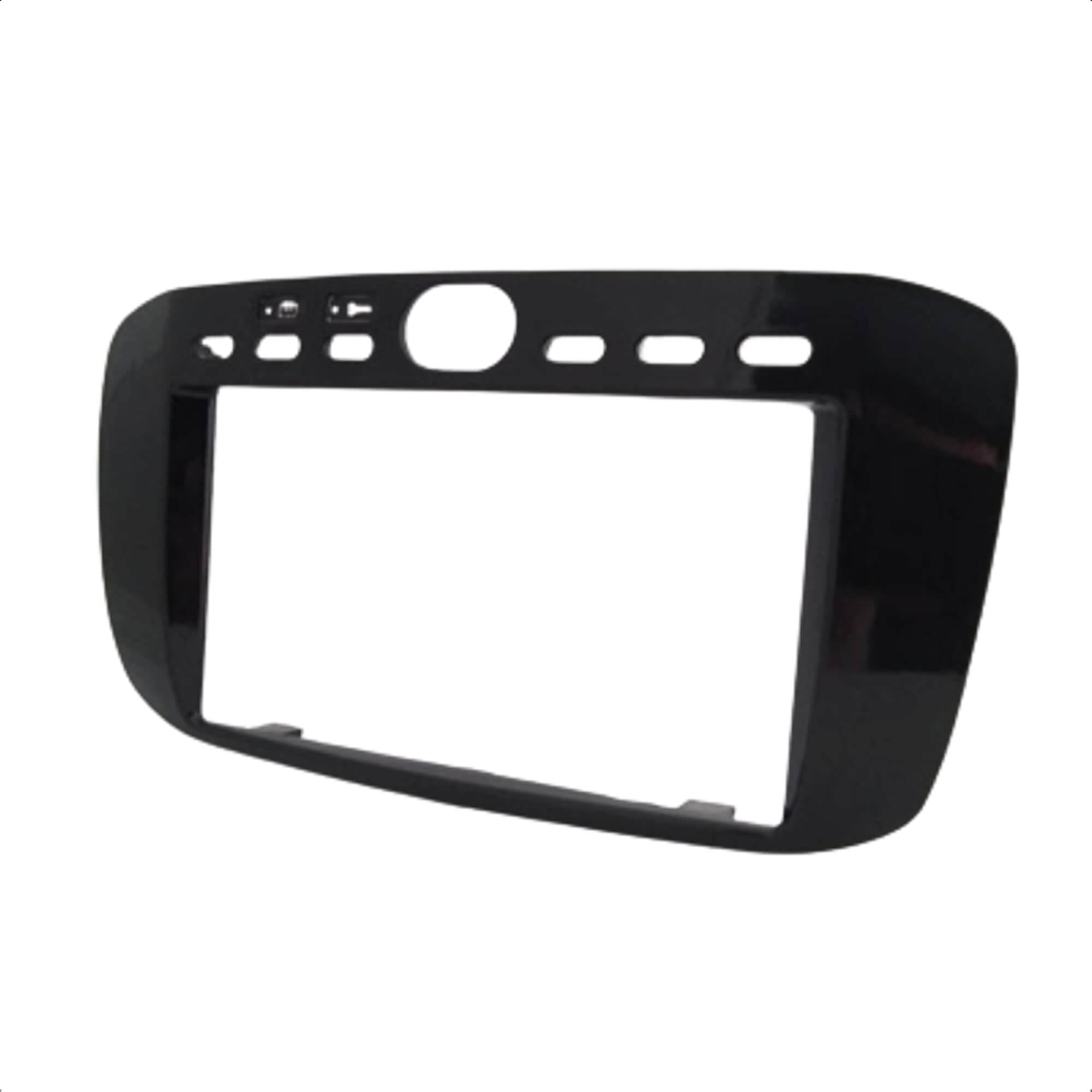 Moldura 2 Din JP Black Piano Linea 2015/2016 Punto 2013/2014/2015/2016/2017 Expex - EPX 397