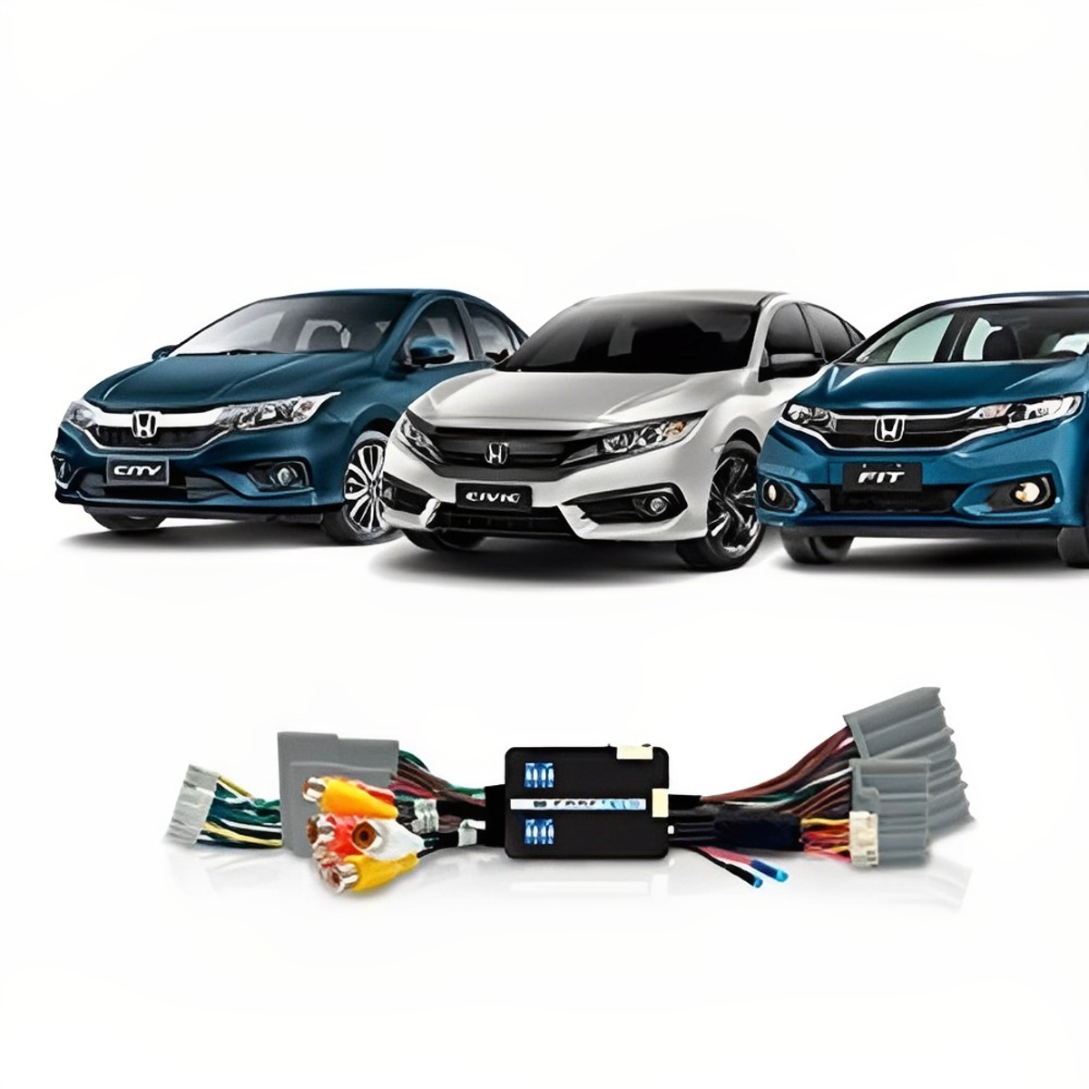 Interface de Vídeo Honda City / Civic / Fit / HR-V / WR-V 2018 em diante Faaftech - FT-VF-HND4
