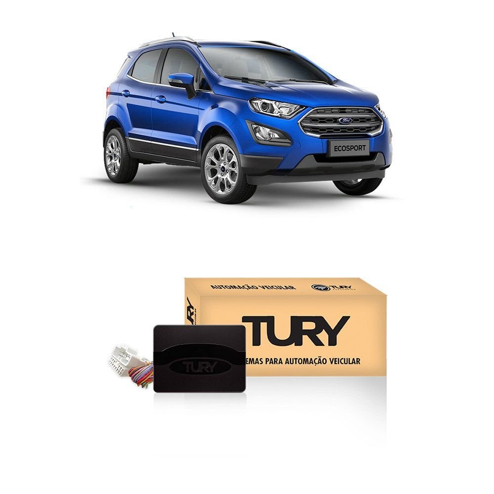 Modulo de Vidro Tury com Anti-esmagamento PRO4.38LONGF - Ford Ecosport Direct 2018+ 4 portas