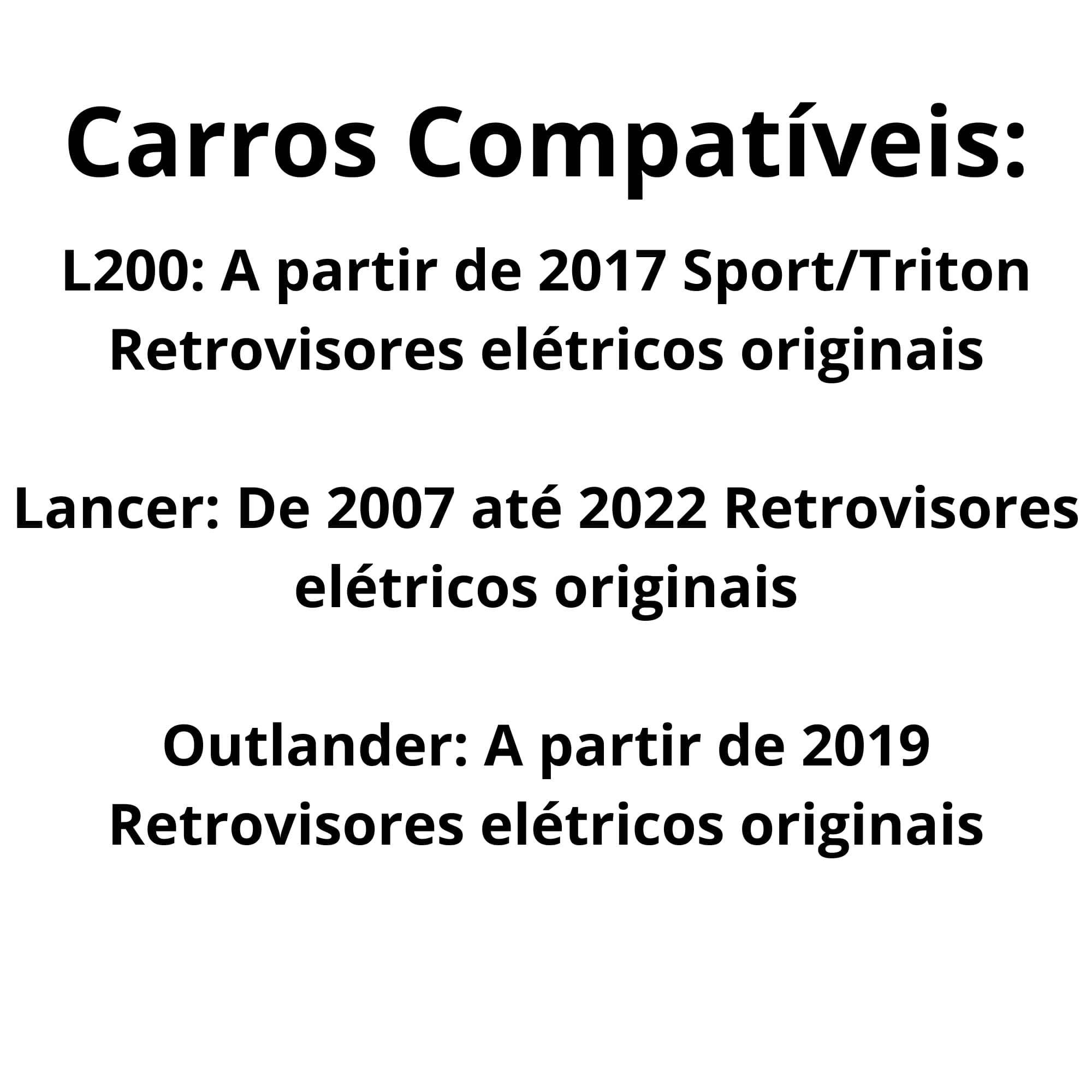 Módulo de Automação de Retrovisores com Tilt Down L200/Lancer/Outlander Tury - PARK1.1.2R