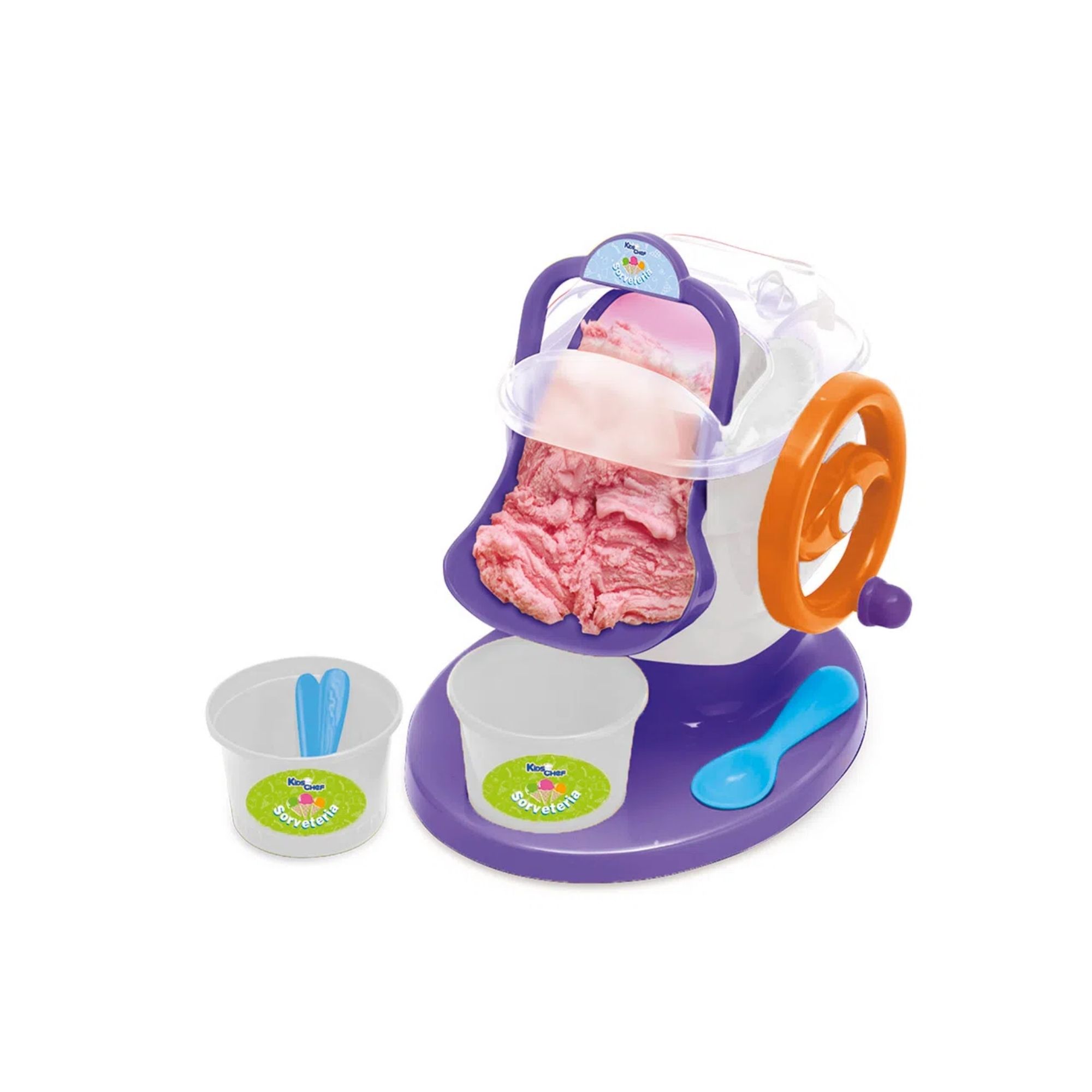 Kids Chef Frosty Fruit + Chef Sorveteria com Acessórios Funcionamento Manual Indicado para +8 Anos Multikids