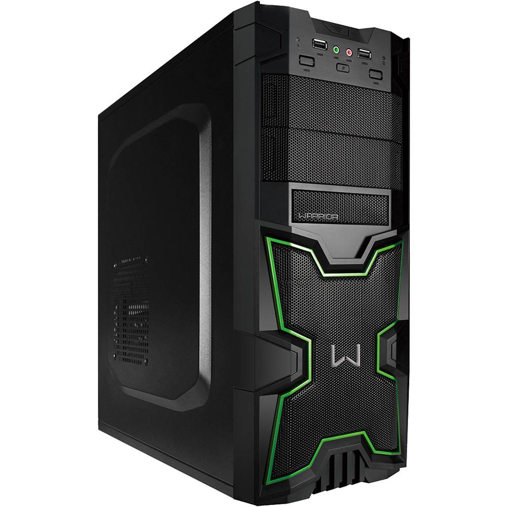 Combo Gamer Warrior Multilaser - Gabinete + Mouse + Mousepad + Teclado