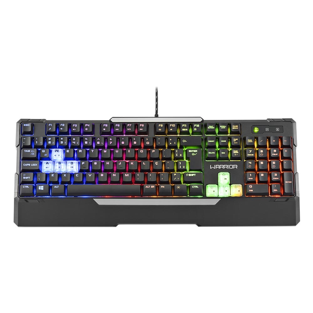Combo Gamer Warrior Multilaser - Gabinete + Mouse + Mousepad + Teclado
