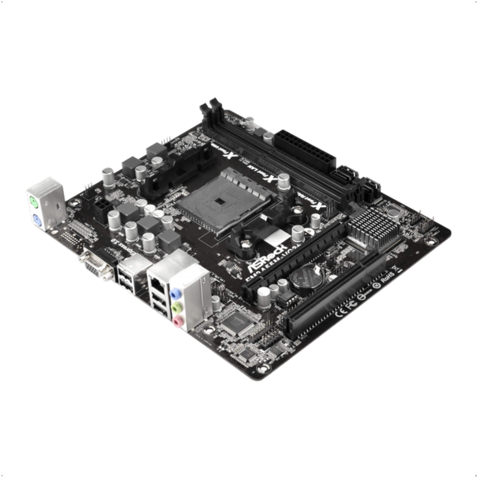 Placa Mãe Amd Asrock Fm2+ M-ATX FM2A55M-VG3+ 2 ddr3 1866 D Sub