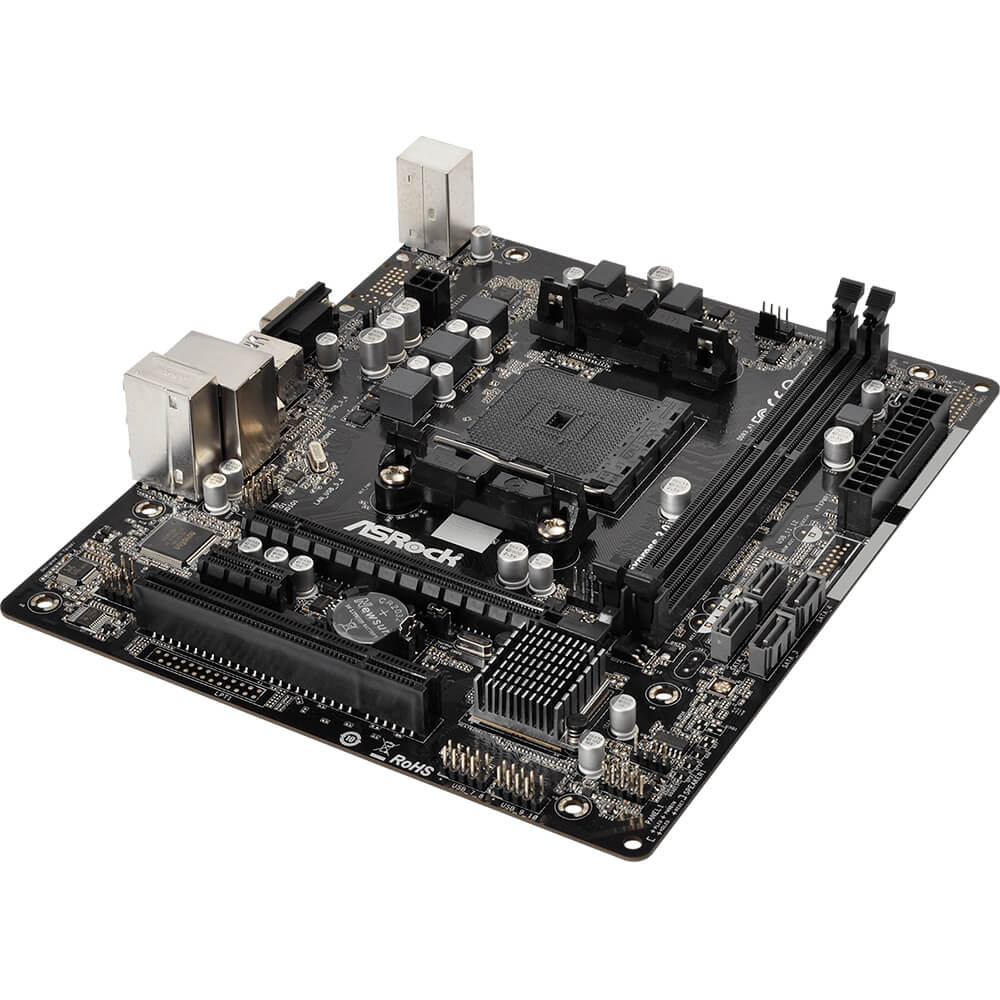 Placa Mãe Asrock FM2A68M-HD+ R2.0 DDR3 FM2+ / FM2