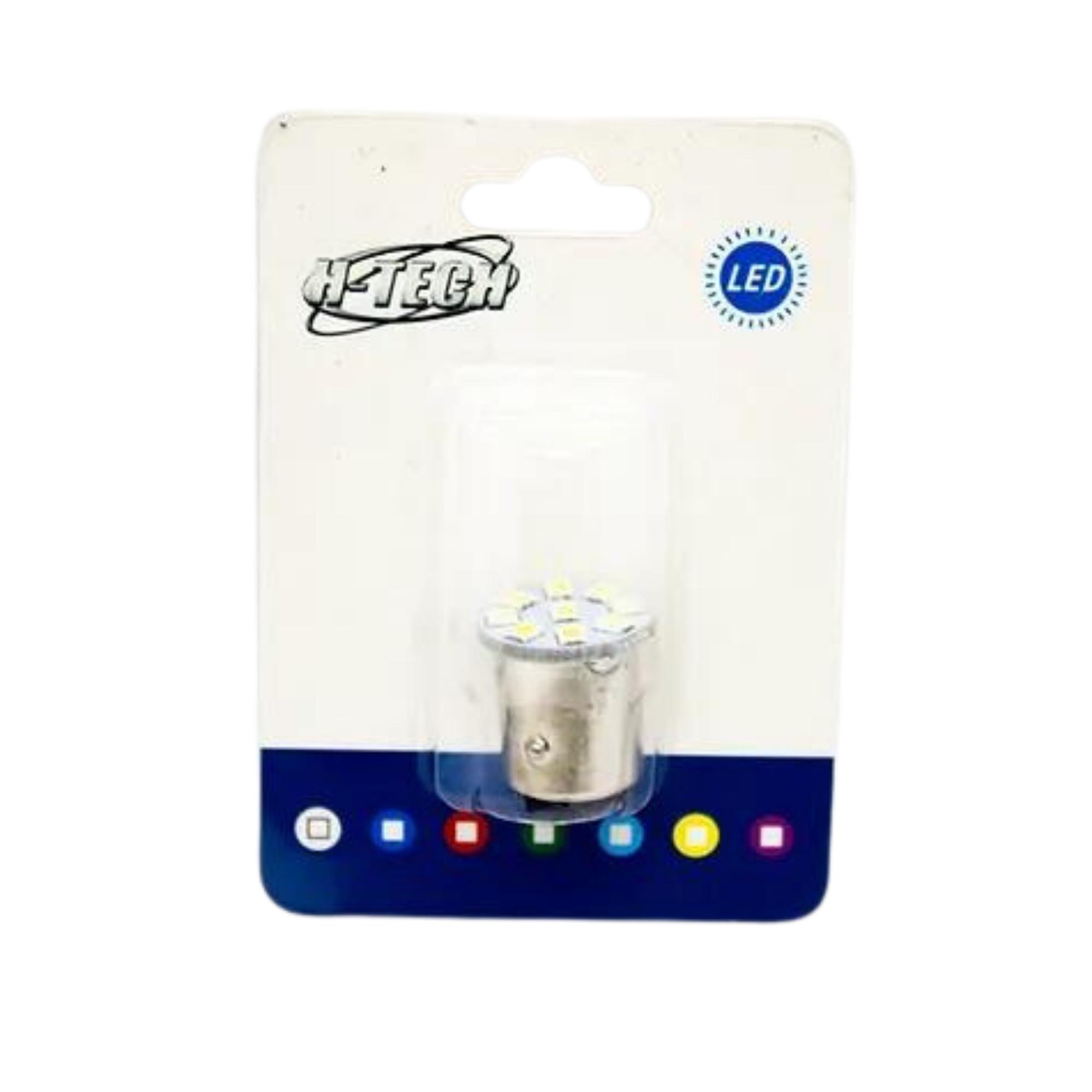 Lâmpada de LED 1 Polo (1156) 12v 9 LEDs H-TECH - HL-21
