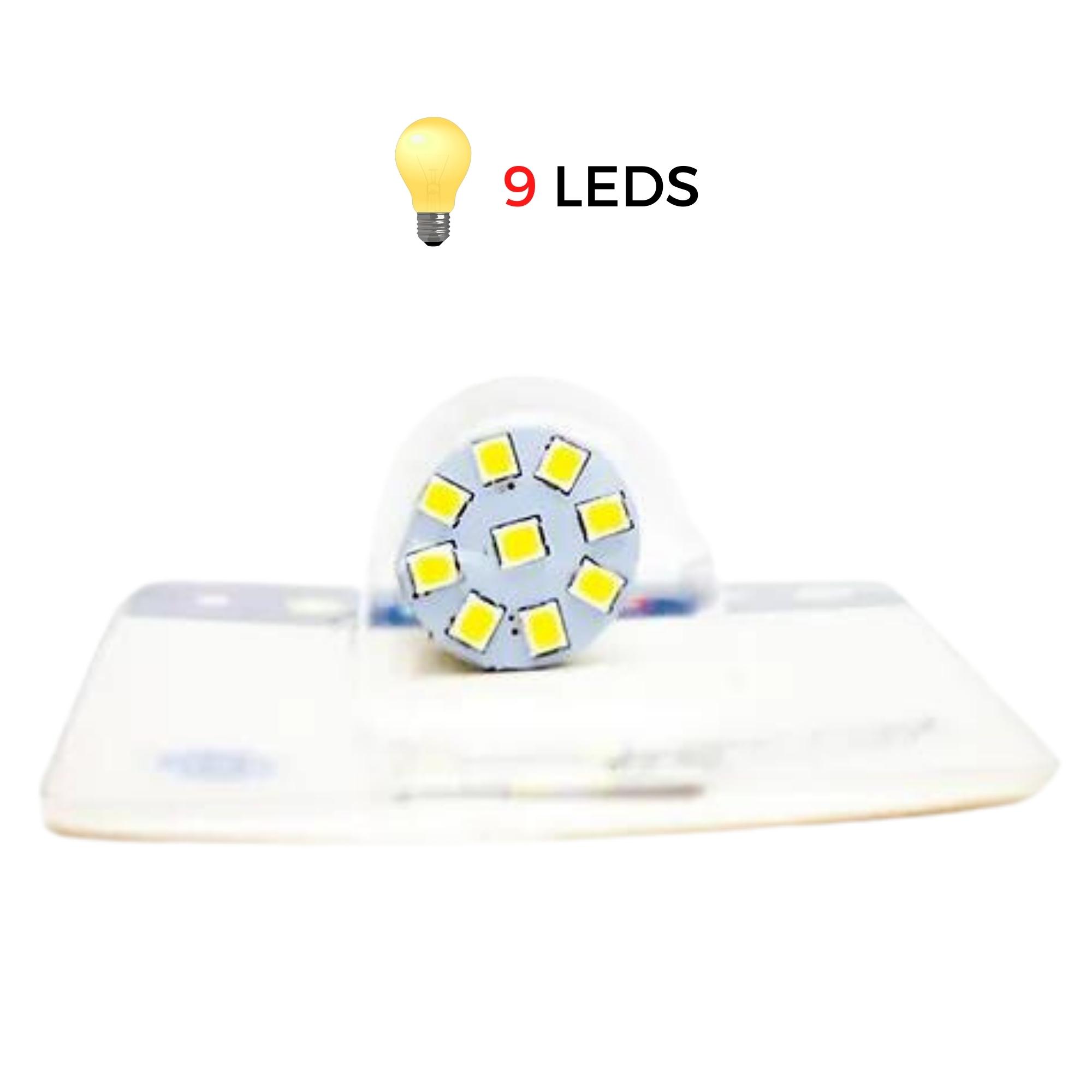 Lâmpada de LED 1 Polo (1156) 12v 9 LEDs H-TECH - HL-21