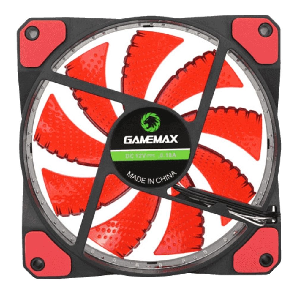 Cooler para Gabinete 120mm 32 LED Vermelho Gamemax - GMX-GF12R