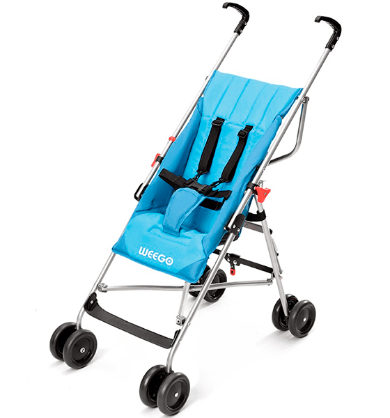 Carrinho de Bebê Guarda-Chuva Way Azul até 15 kg Weego - BB507