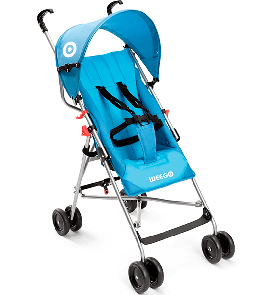 Carrinho de Bebê Guarda-Chuva Way Azul até 15 kg Weego - BB507