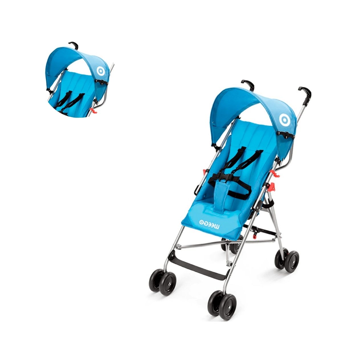 Carrinho de Bebê Guarda-Chuva Way Azul até 15 kg Weego - BB507