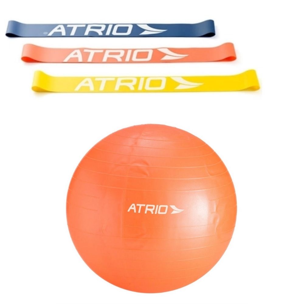 COMP Kit Academia I - Faixas Elásticas + Bola de Ginástica - Atrio