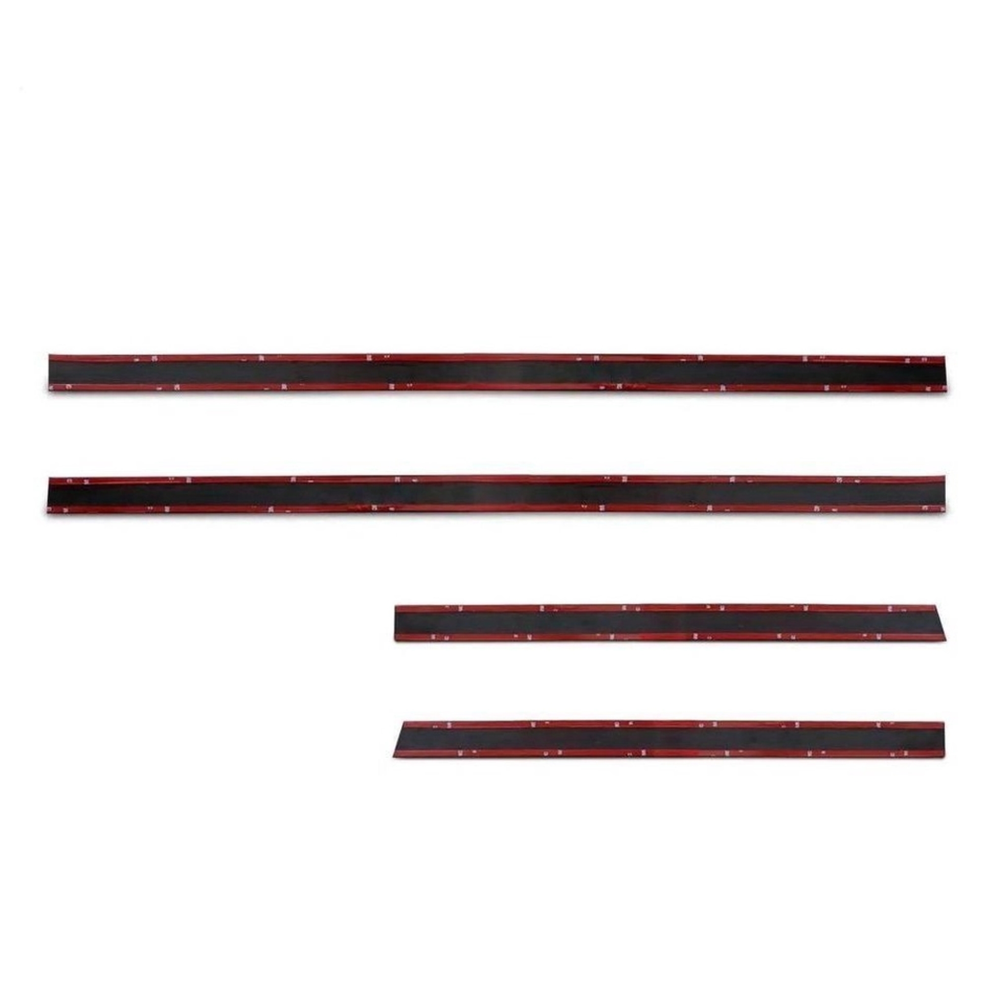 Kit Automotivo VW Fox 4 Portas 2004 em diante Friso Sanfil Preto + Calha  De chuva TG Poli