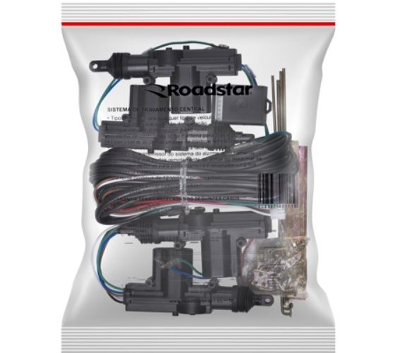 Trava Elétrica Universal para 4 Portas Carro Automotivo Segurança Roadstar RS04BR - TG0315.007