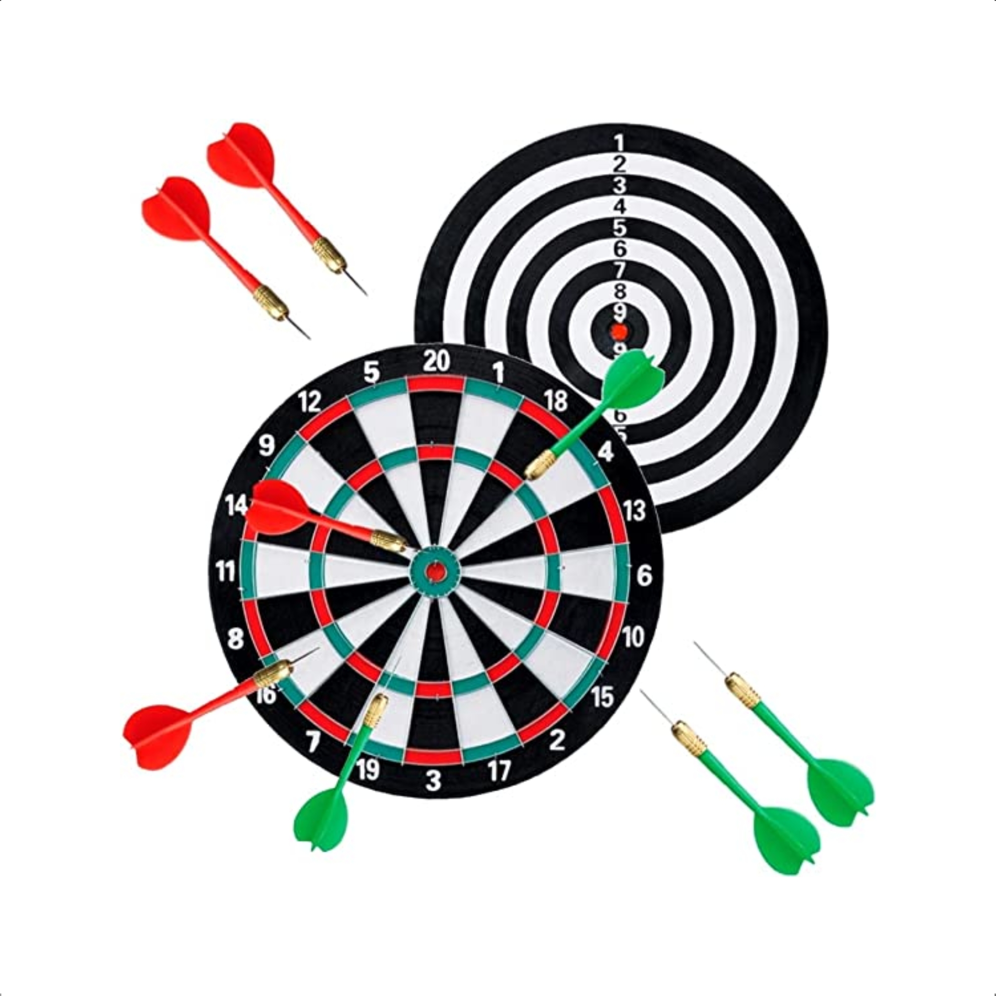 Jogo de Dardos com Alvo de 42cm de Diâmetro + 6 Dardos Atrio - ES170