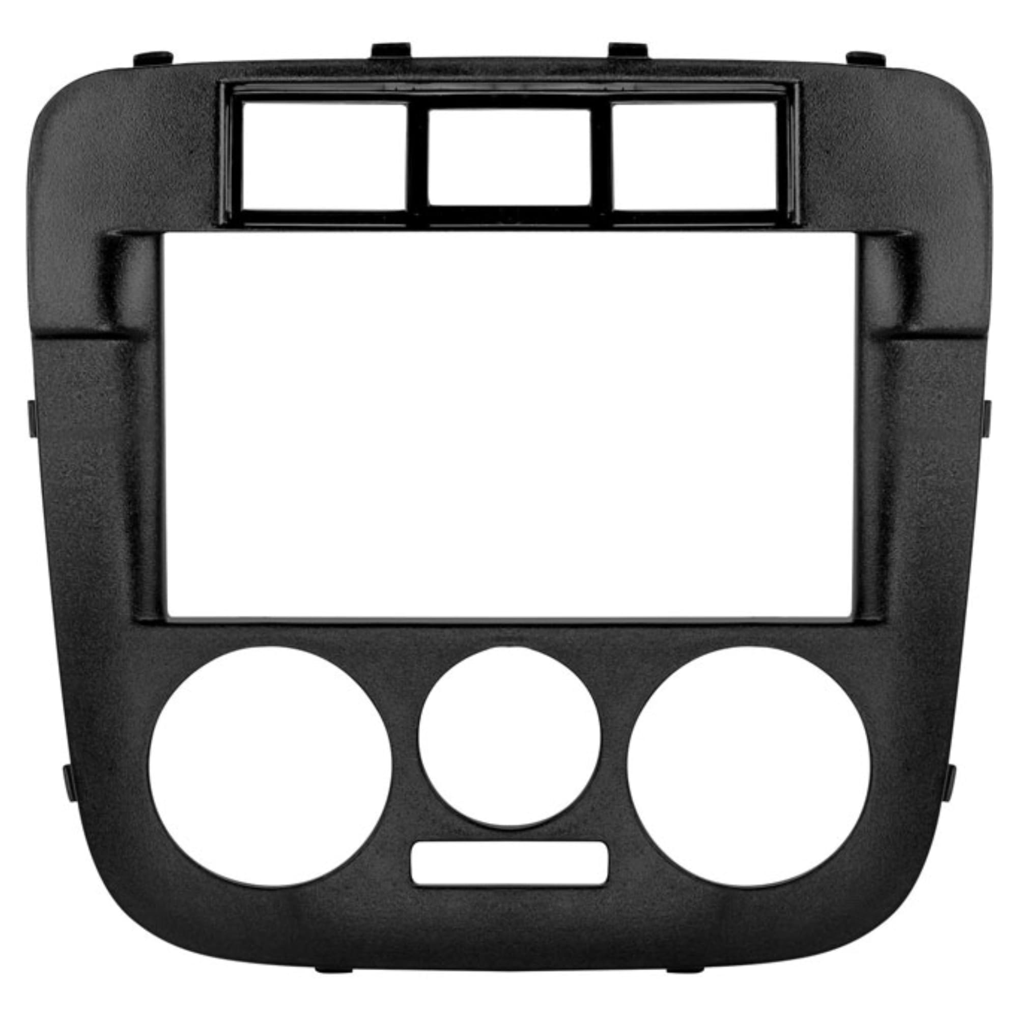 Moldura 2 din 7" Pol p/ Gol/Parati/Saveiro G4 2005 2006 2007 Preto Padrão Jp Expex - EPX 077